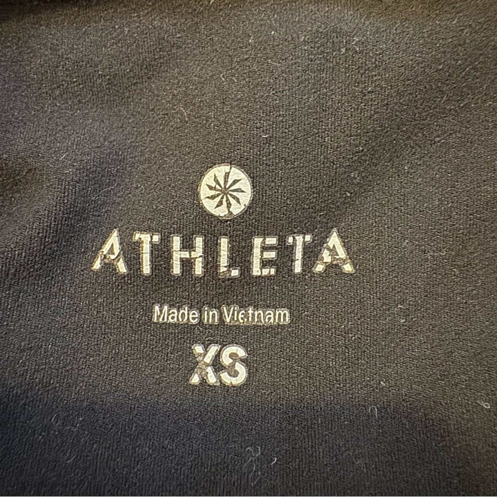 Athleta Black Leggings XS – Mesh Calf Detail | Women’s Activewear - Picture 6 of 7